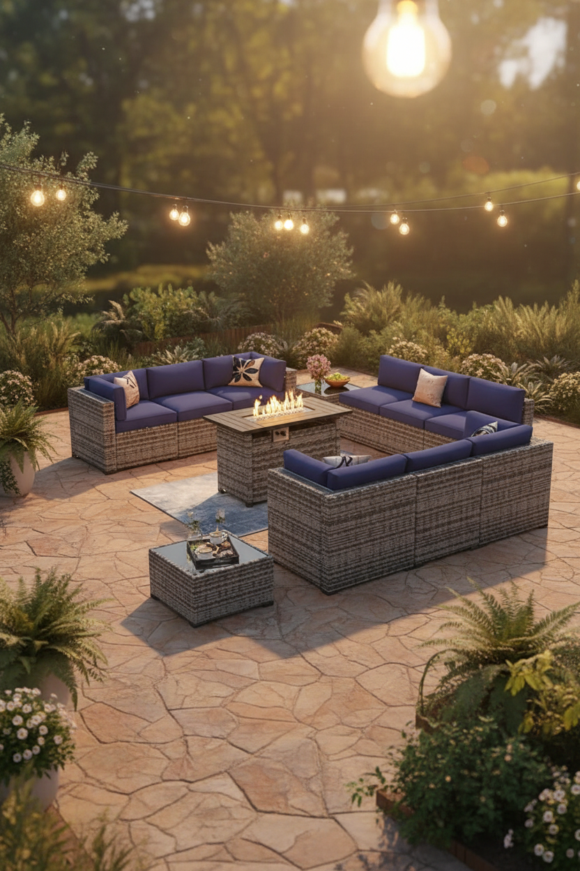 Outdoor Fire Pit Lounge Ideas