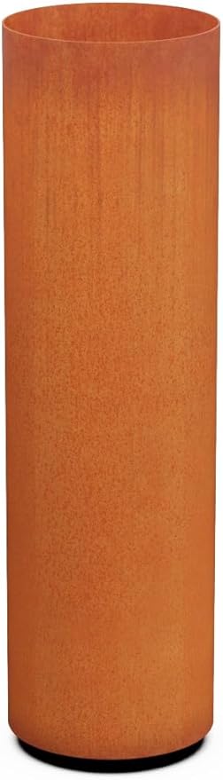 PLANTERCRAFT Corten Steel Metal Planter Box, Round Sizes, Modern Garden Steel by Plantercraft