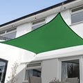 KANAGAWA 6'X14' Dark Green Custom Size Sun Shade Sail Rectangle UV Block Canopy by KANAGAWA