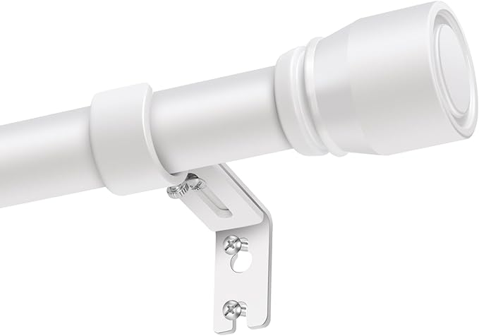 1” Diameter Curtain Rods Itself is 30 to 144 inch 2 Pack Fit 30-142 inch by Unknown