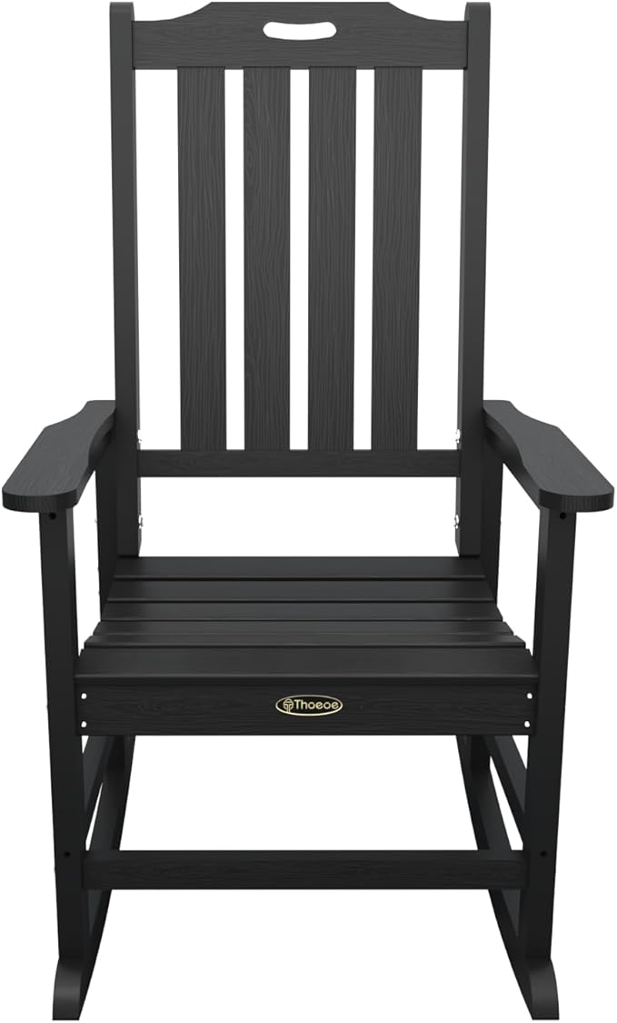 Oversized Rocking Chair Set of 2, Outdoor Rocking Chair - Image 4