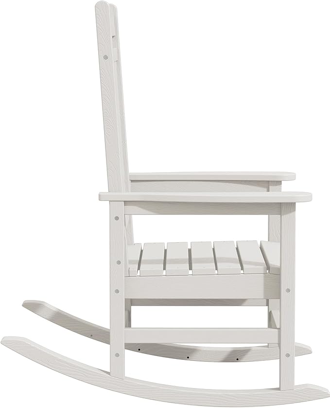 KINGYES Oversized Patio Rocking Chair Set of 2, High Density Polyethylene - Image 10