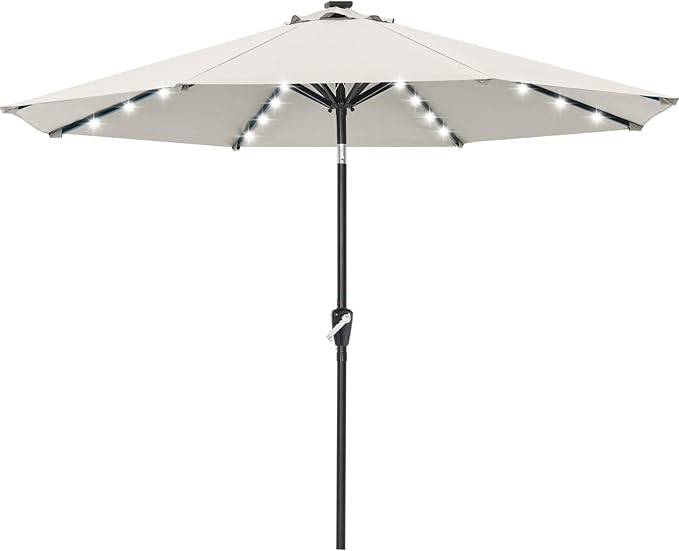 ABCCANOPY Durable Solar Led Patio Umbrellas by ABCCANOPY