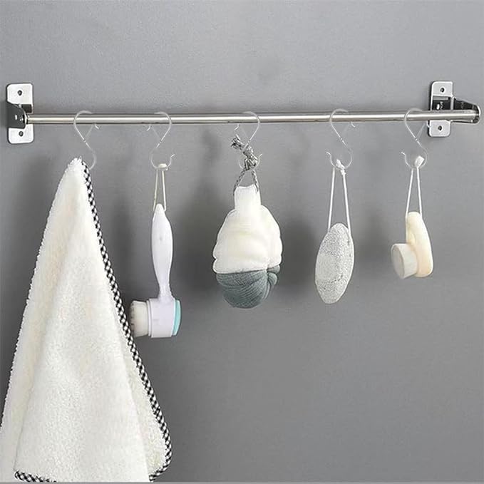 8 Pack S Hooks for Hanging, 3.5 inch Heavy Duty S Hooks - Image 6