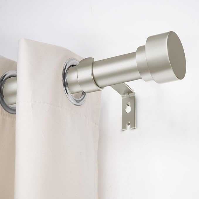 Time Forest Curtain Rods for Windows 48 to 84, 1 Inch Adjustable Heavy Duty - Image 2