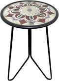 LIFFY Outdoor Side Table, Indoor Round Home Decor End Table & Accent Table by LiffyArt