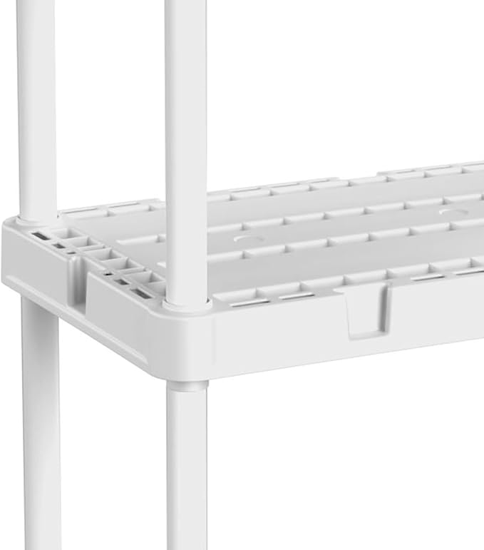 Gracious Living 2 Pack Light Duty Storage Shelves, Knect-A-Shelf 3-Shelf - Image 8