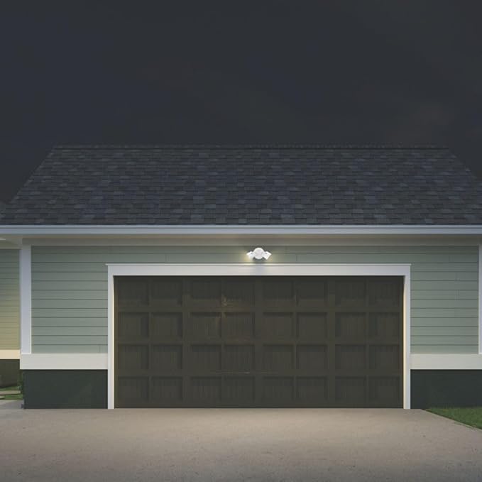 Lithonia Lighting HomeGuard 2-Light LED Outdoor Flood Lights, Wall or Ceiling - Image 10