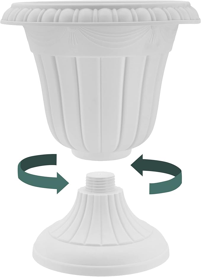 Arcadia Garden Products PL20BG Classic Traditional Plastic Urn Planter - Image 5