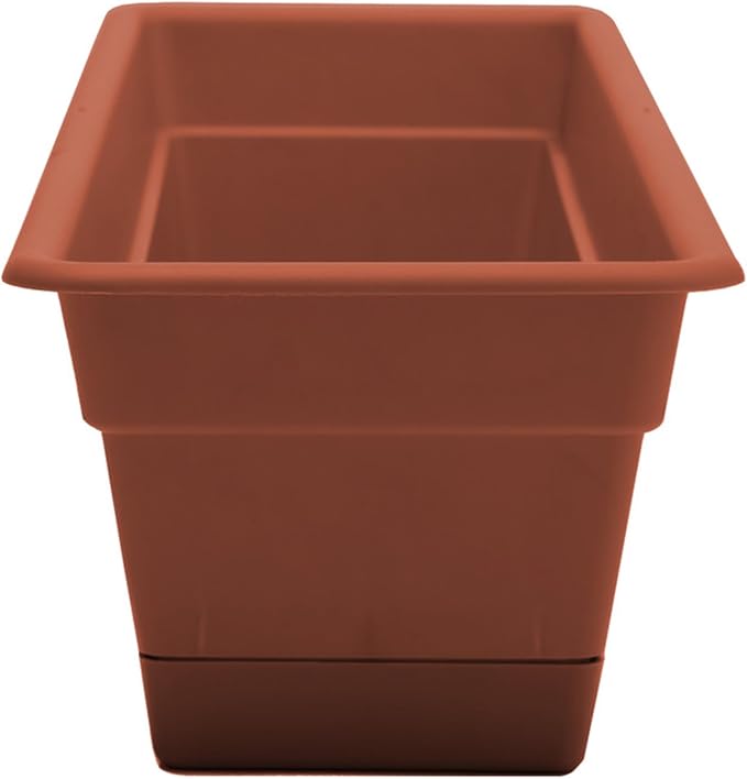 Bloem Dura Cotta 18" Terra Cotta Resin Rectangle Window Box Planter - Image 5