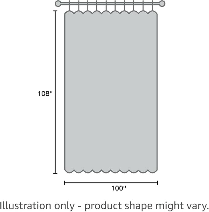 NICETOWN Outdoor Curtain for Patio Waterproof 108" Length, Windproof Thermal - Image 8