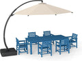 7-Piece Navy Blue Outdoor Dining Set by PatioKingdom