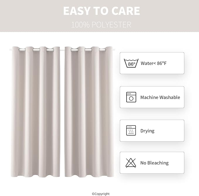 Waterproof Outdoor Curtain W52 x L84 - Image 7