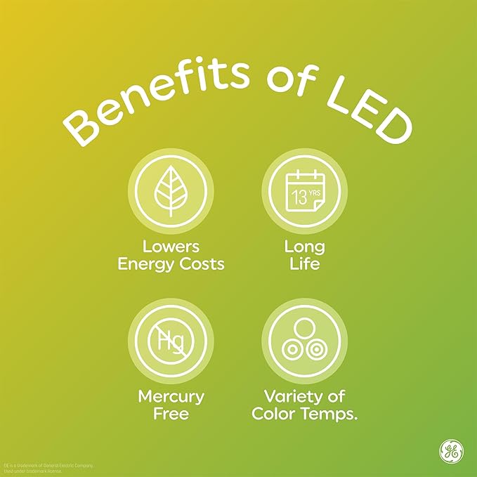 GE LED+ Motion Sensor LED Light Bulbs, PAR38 Outdoor Security Floodlights - Image 9