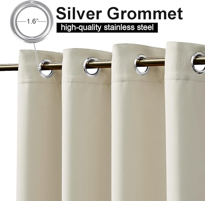 NICETOWN 2 Panels Outdoor Curtains - Image 3