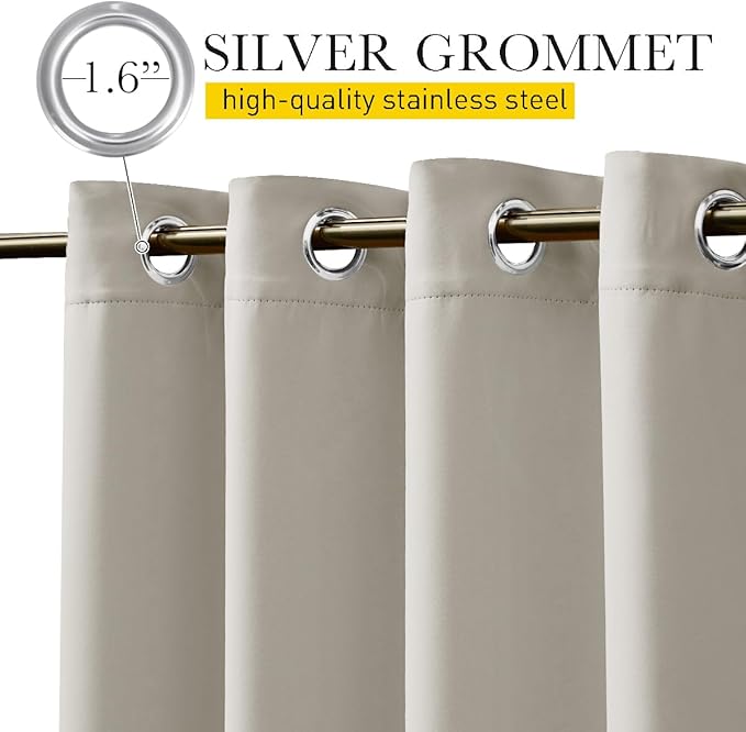 NICETOWN 2 Panels Outdoor Curtains - Image 6