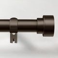 Curtain Rods for Windows 32 to 240, 1 Inch Adjustable Heavy Duty Long Window by TimeForest