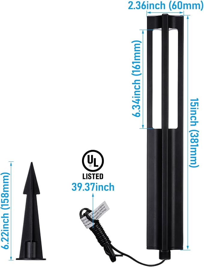 LEONLITE 12-Pack 5CCT Low Voltage Path Lights, Update 1800K2700K3000K4000K5000K - Image 8