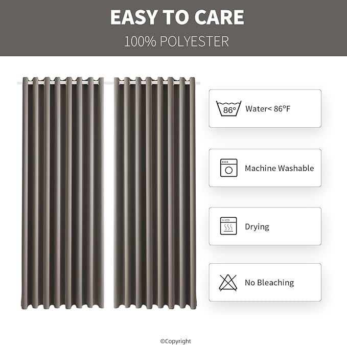Waterproof Outdoor Curtain W105 x L84 - Image 7