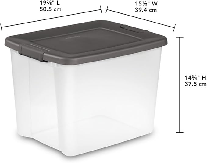 Sterilite 24-Pack ShelfTote, 50 Quart, and Office - Image 3