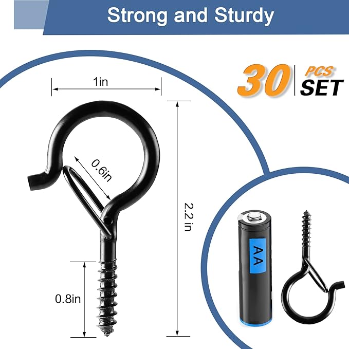 ADIIL 30 PCS Q Hanger Hooks - Image 6