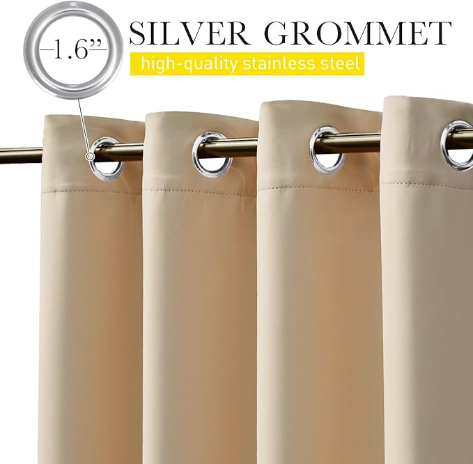 NICETOWN 2 Panels Outdoor Curtains - Image 8