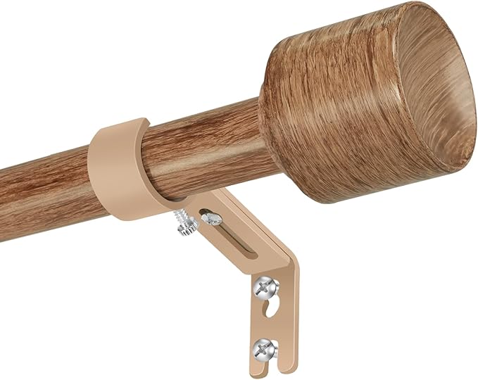 1” Diameter Curtain Rods Itself is 30 to 90 inch 2 Pack Fit 30-84 inch Window by Unknown
