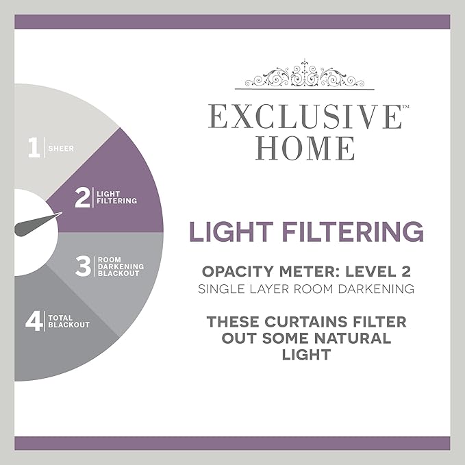 EXCLUSIVE HOME Cabana Solid Indoor/Outdoor Light Filtering Hook-and-Loop Tab - Image 9