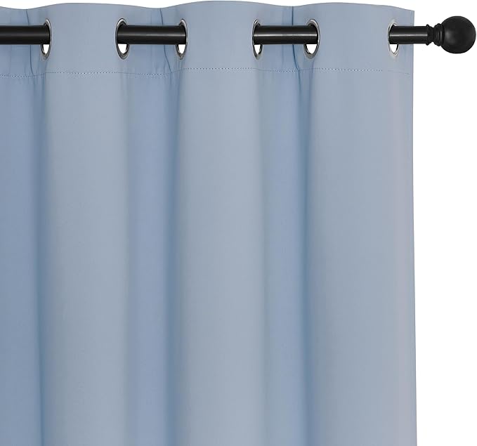 NICETOWN Blackout Sliding Glass Door Curtains, Room Darkening Thermal Insulated - Image 7