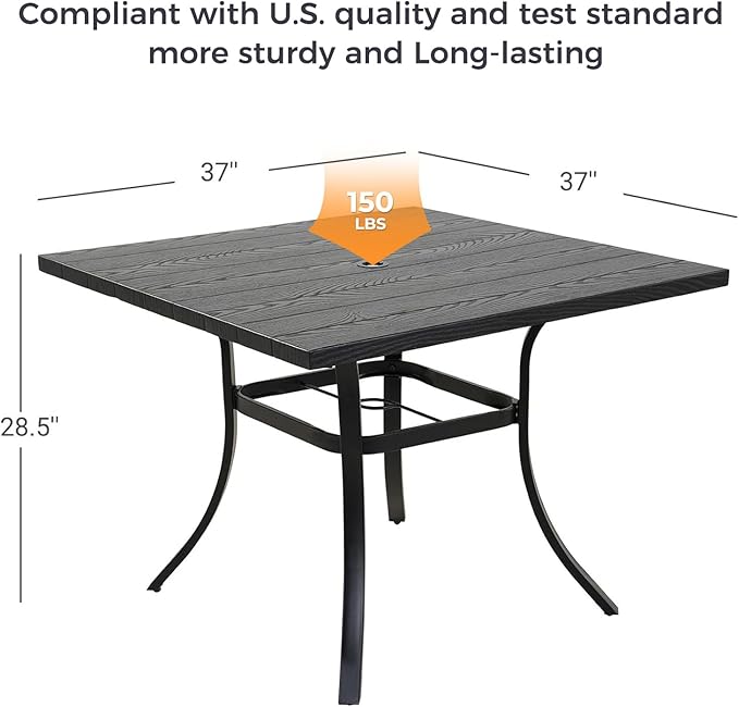 Grand patio 5-Piece Outdoor Dining Set - Image 5