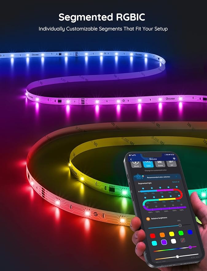 Govee RGBIC LED Strip Lights, 65.6ft Smart LED Lights - Image 8