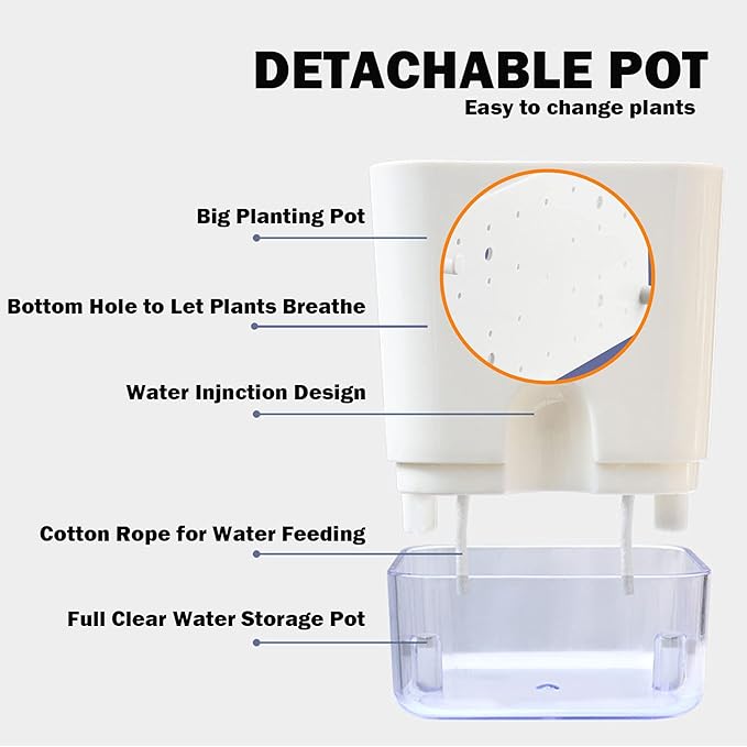 Planterhoma Self Watering Plant Pots - Image 6