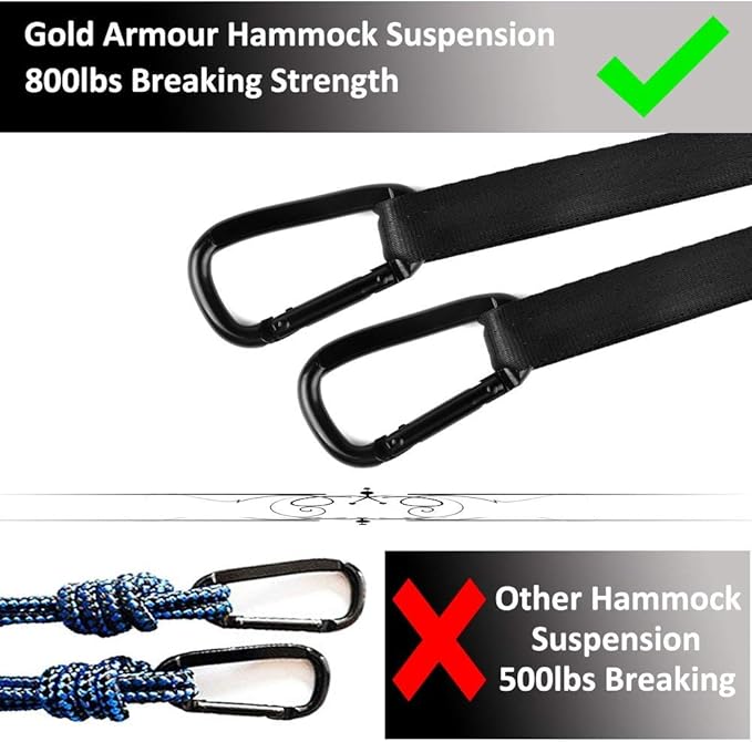 Gold Armour Camping Hammock - Image 4