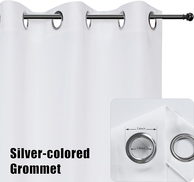 BONZER Outdoor Curtains for Patio Water Resistant Heavy Privacy Light Filtering - Image 2