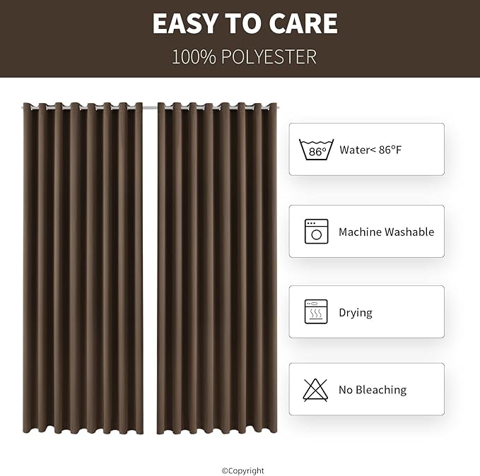 DIVA EN CAMINO DEC Outdoor Patio Curtain Waterproof Darkening Thermal Insulated - Image 6