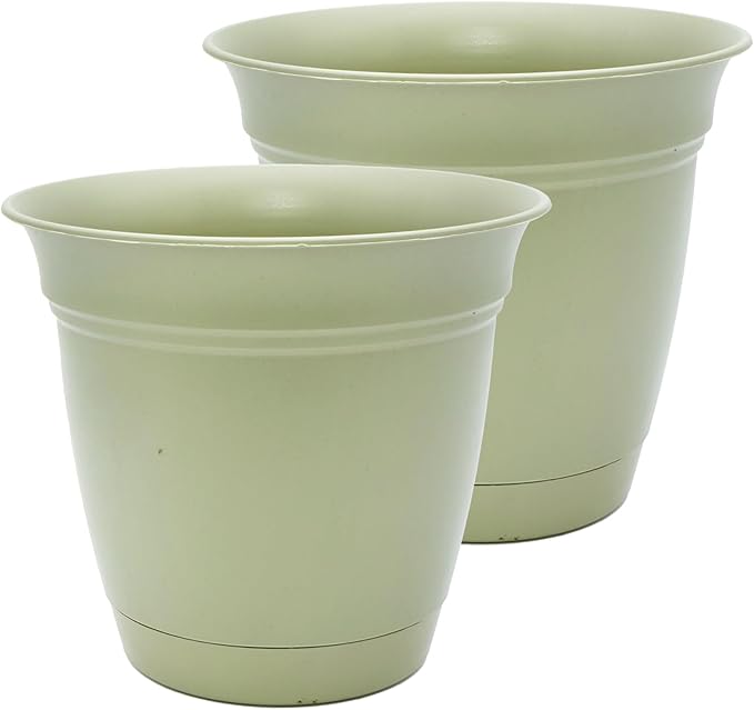 The HC Companies 10 Inch Eclipse Round Planter Pots by TheHCCompanies