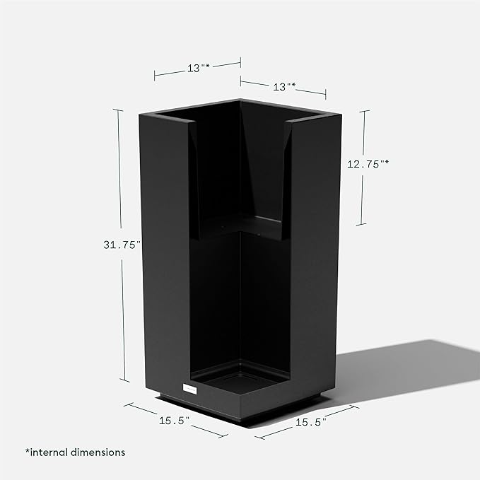 Veradek Block Series Pedestal Planter - Image 3
