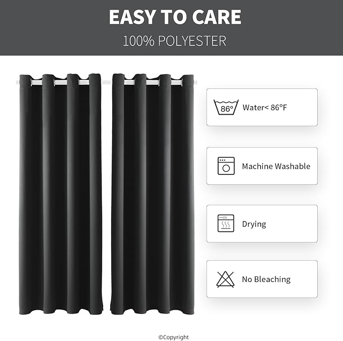 Waterproof Outdoor Curtain W52 x L63 - Image 7