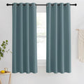 NICETOWN Blackout Classroom Curtain 63 inch Length, Grommet Solid Thermal by NICETOWN