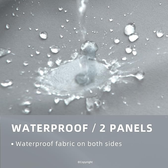 Waterproof Outdoor Curtain W105 x L84 - Image 2
