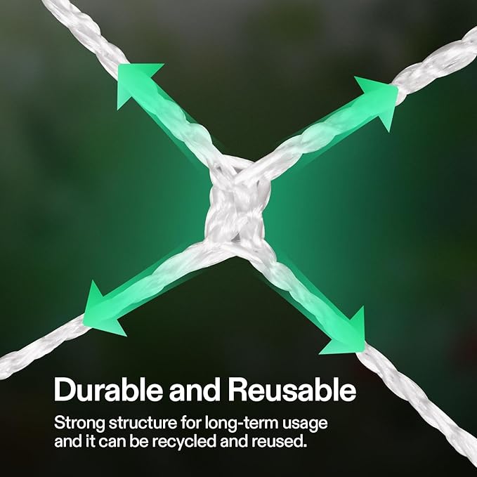 VIVOSUN 5 x 30 ft. Plant Trellis Netting, Heavy-Duty Polyester Grow Net - Image 3