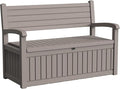 80 Gallon Outdoor Storage Bench Deck Box Waterproof Lockable, Outdoor Storage by OutdoorLivingPerfected