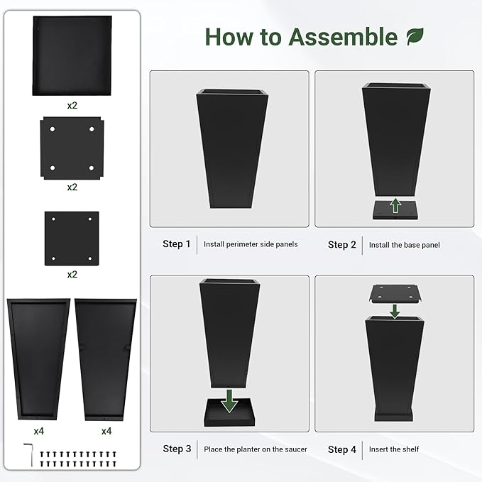 Tall Planters 30" H - Image 9