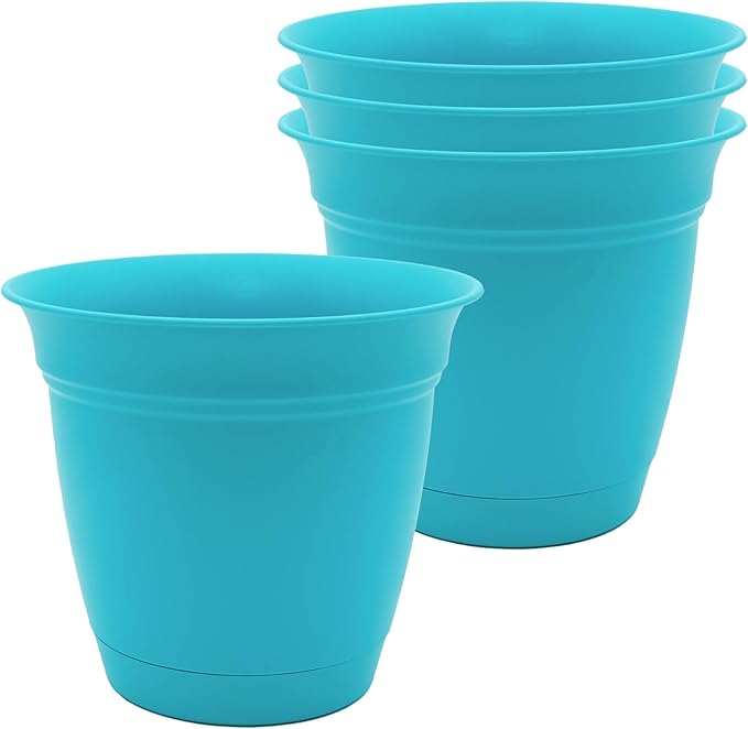 The HC Companies 6 Inch Eclipse Round Planter Pots by TheHCCompanies