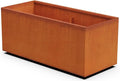 Plantercraft Corten Steel Planters | 46 Inch Large Rectangular Planters by Plantercraft
