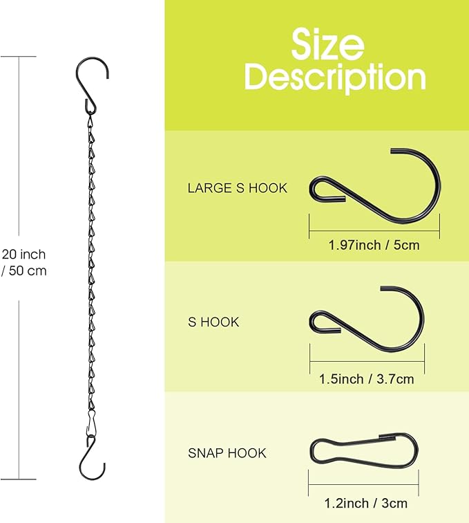 RIFNY 20 Inch Chain for Hanging Plants - Image 4