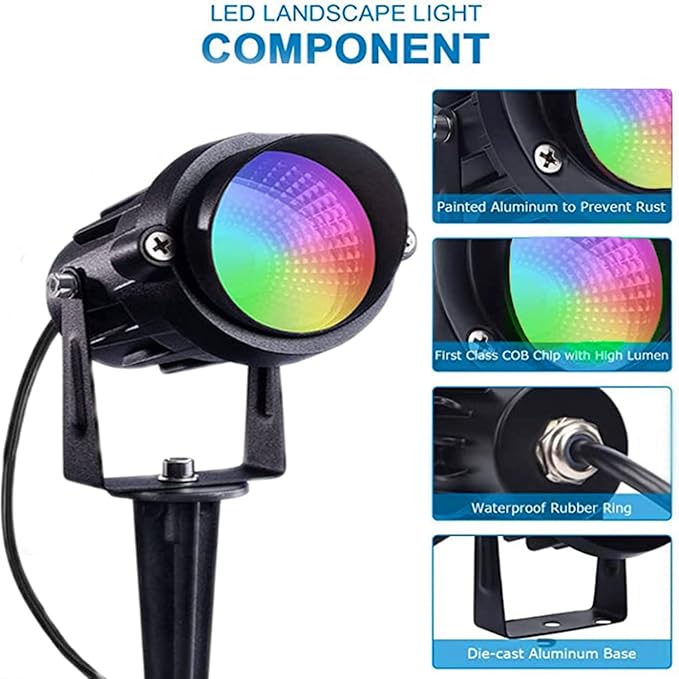 Christmas RGB Spot Lights, Outdoor Spotlights - Image 5