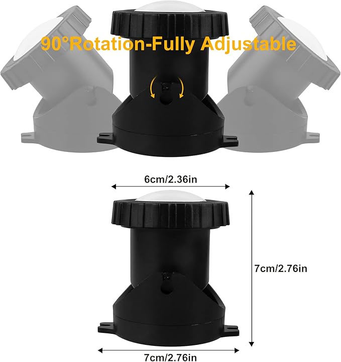 RGB Pond Lights with Timer, Super Bright LED Underwater Submersible Colorful - Image 6