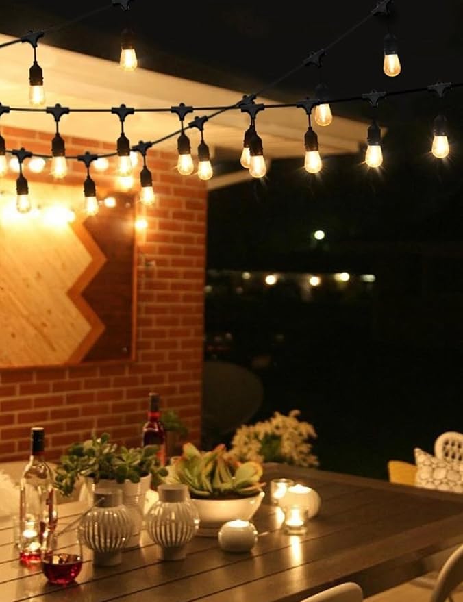 Svater Outdoor Led String Lights 50FT, Patio Lights - Image 8