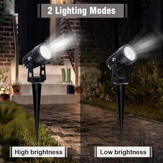 APONUO Metal Outdoor Solar Landscape Lights Solar Lights Outdoor Waterproof - Image 3